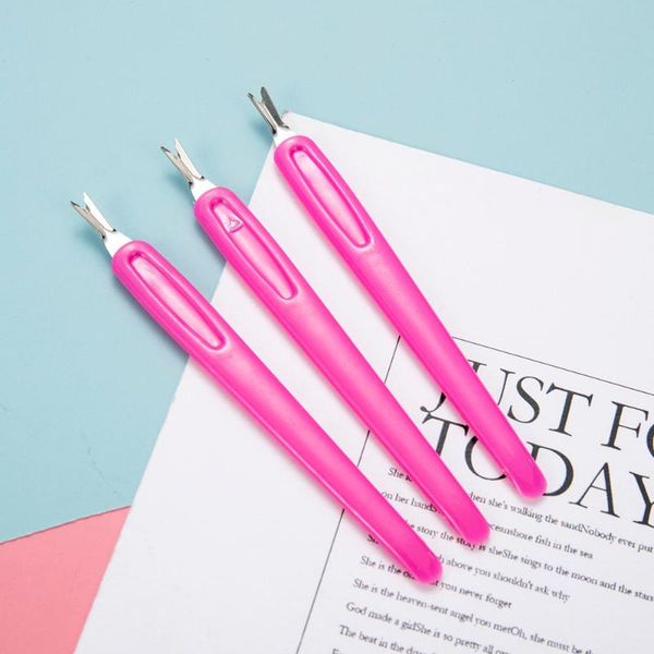 

cuticle pushers 3pcs v-shaped stainless steel dead skin fork nail art salon dedicated trimmer pushing shovel remover manicures tool