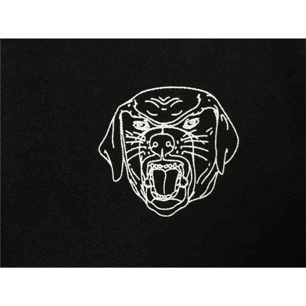 

factoryaxai high shirt new t casual men tshirt fashion quality t-shirt short sleeved chest dog rottweiler printed printing, White;black