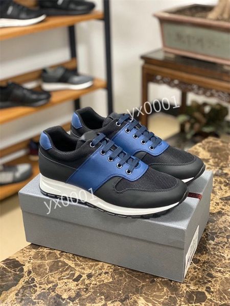 

2022 run away boots designer sneakers luxury leather casual shoe mens shoes genuine valentinoes fashion mixed color 39-46, Black