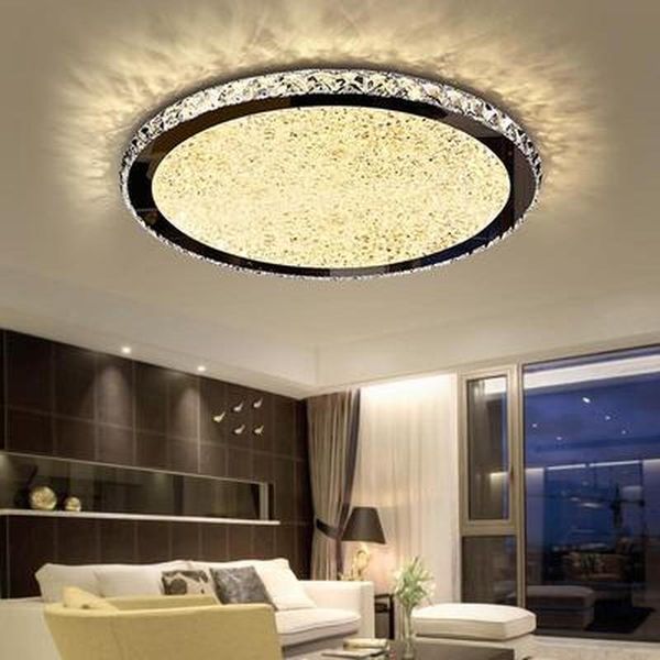 

ceiling lights modern crystal chandeliers home lighting ledlamp living room bedroom plafonnier round led chandelier lampadari fixtures