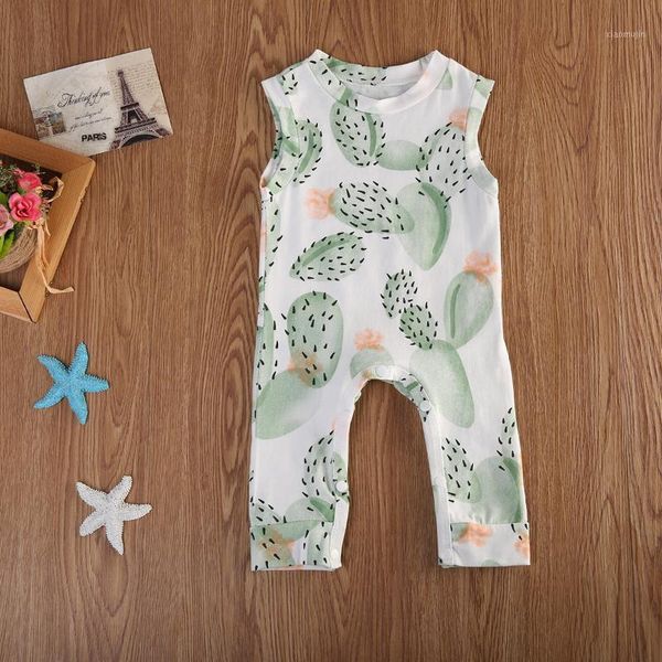 

jumpsuits toddler born baby boy girl cactus flower romper jumpsuit clothes outfits, Blue
