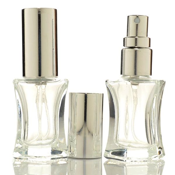 

storage bottles & jars selling 5ml bulk perfume bottle bright silver nozzle transparent glass portable small empty atomizing evenly