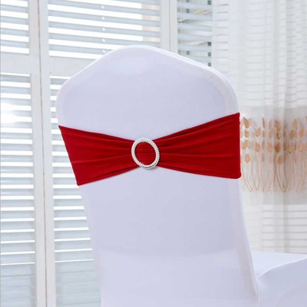

chair covers lycra band with round ring for wedding cover banquet party decoration event spandex sashes bow