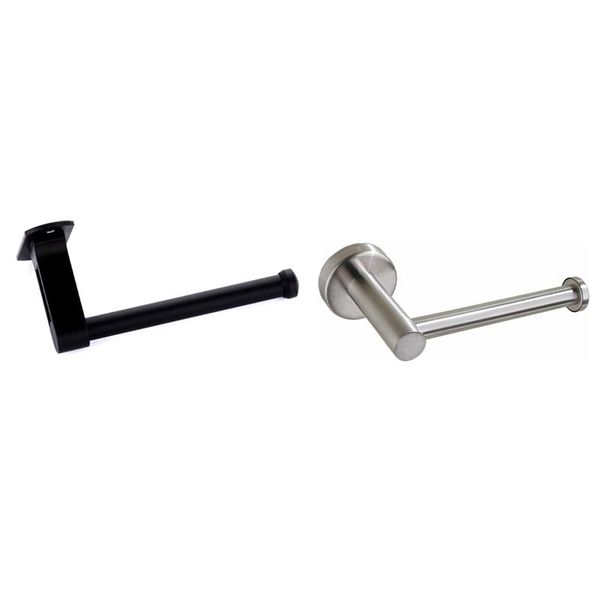 

toilet paper holders 2 pcs wall mount roll holder hanger bathroom space aluminum