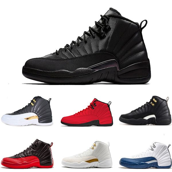 

wntr basketball shoes 12 french blue master gym red sneakers sports xii 12s man shoe athletic