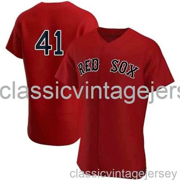 

chris sale #41 red ver1 baseball jersey xs-6xl stitched men women youth baseball jersey, Black