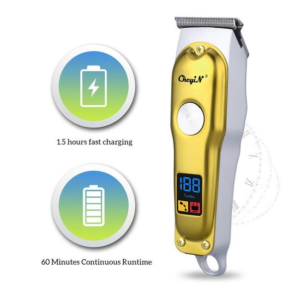 

hair clippers 1.5 hours quick charge electric clipper cordless trimmer carbon steel blade cutting machine low noise barber usb