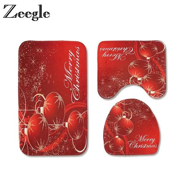

bath mats zeegle christmas bathroom mat absorbent carpet memory foam for toilet rug
