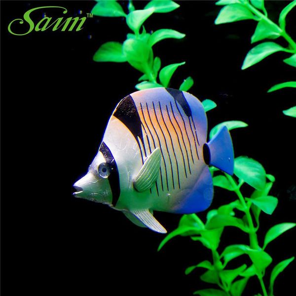 

decorations floating plastic fishes decor fake goldfish aquarium jellyfish artificial luminous fish tank ornament for aquariums
