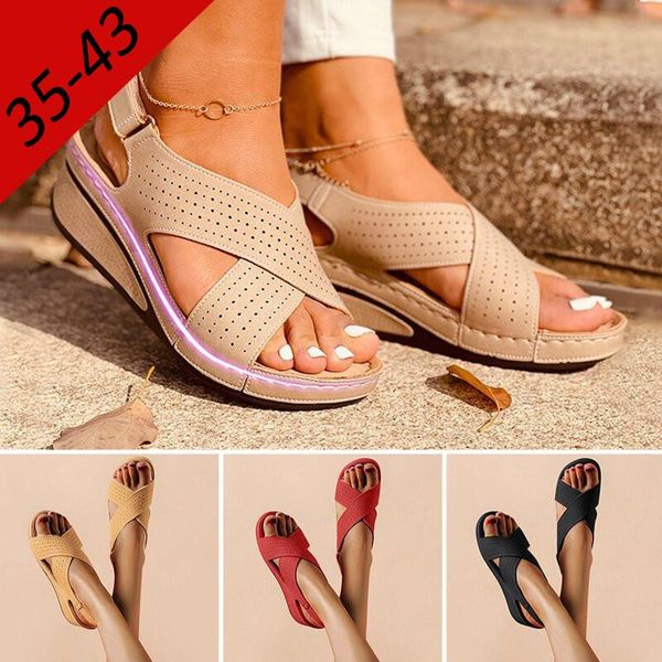 

sandals trendy women shiny comfortable summer flat shoes outdoor travel beach cross elastic band design roman style sandal, Black