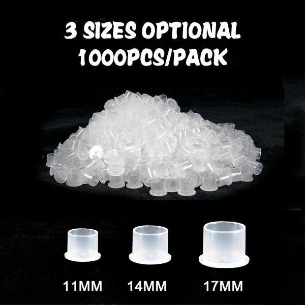 

1000pcs tattoo ink cup small size silicone permanent tattoo makeup eyebrow makeup pigment container caps disposable accessoriesscouts