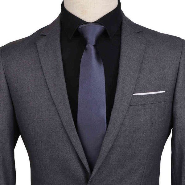 

2021 men's six piece gift box leisure busins profsional tie, Blue;purple