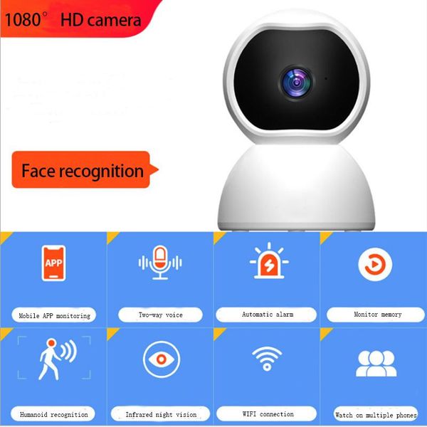 

multi-person sharing 1080p ip smart camera 360 angle wireless wifi night vision to protect family safety cameras