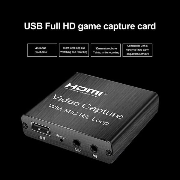 

hubs 2021 usb full hd game capture card usb2.0 video and recording