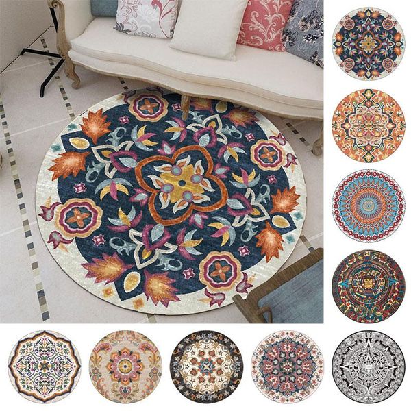 

carpets children room round carpet non-slip pattern rug living floor mat modern home decor