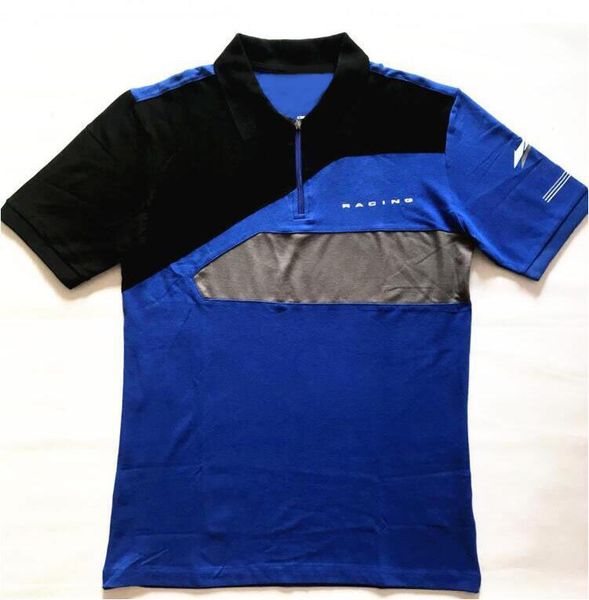 

motorcycle racing suit polo shirt short sleeves, polyester quick-drying lapel t-shirt, the same style can be customized