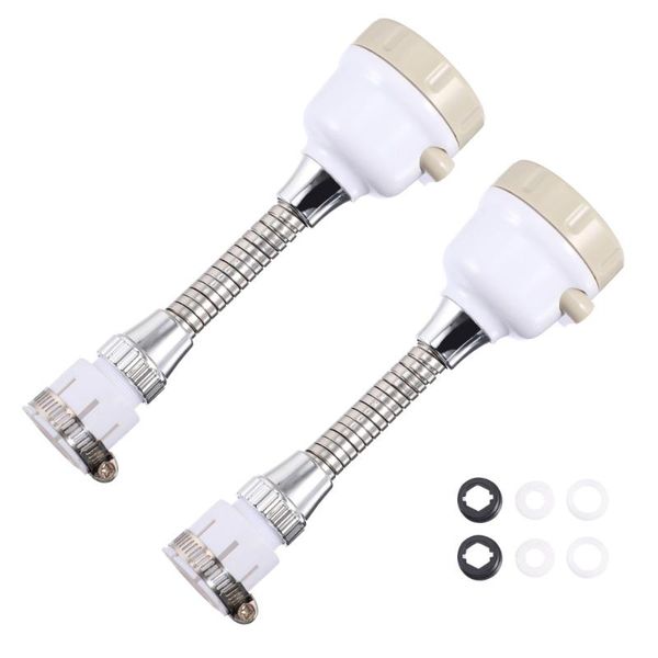 

kitchen faucets 2pcs swivel sink tap extension nozzle for bathroom (with a filter each)