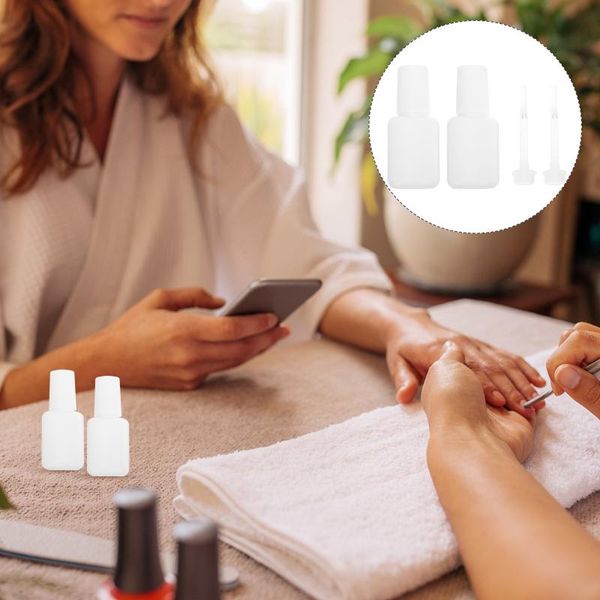 

nail gel 11pcs oil bottle bottles 10ml polish jars with brush, Red;pink
