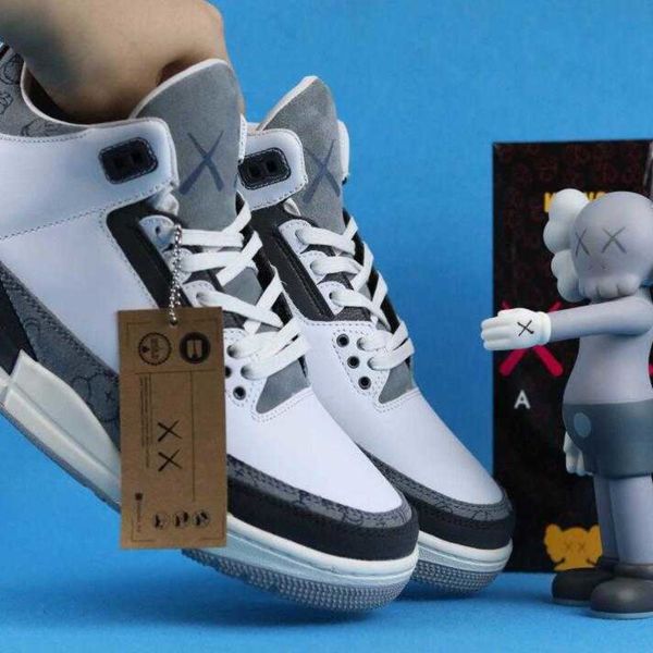 

2021 release 3 racer blue basketball shoe white-blue-grey cement 3s running trainers fashion designer sneakers with box00mh