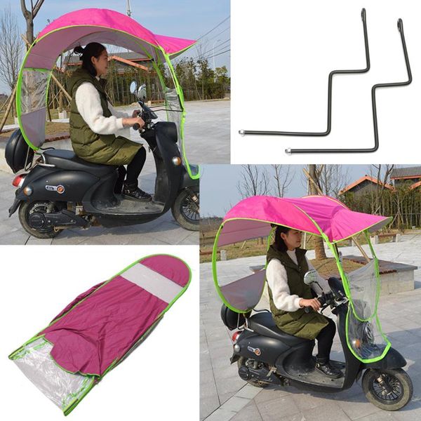 

raincoats 2.8*0.8*0.7m motorbike scooter rain cover motorcycle electric sun shade vehicle umbrella raincoat poncho shelter