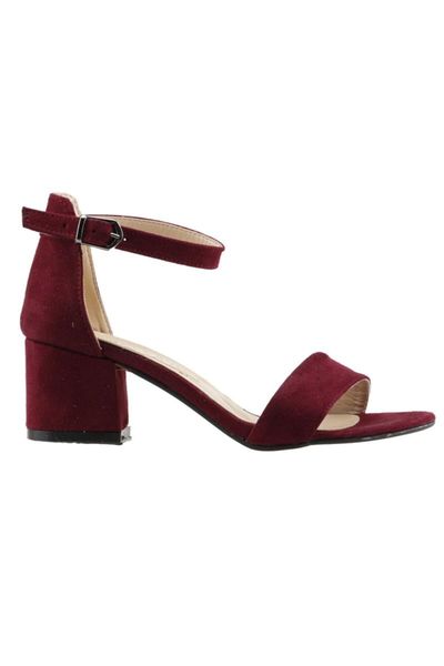 

sandals women burgundy bsm 62-5 suede 5 cm heel shoes, Black