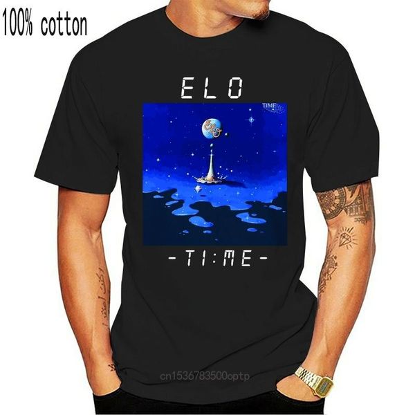 

jogging clothing elo time short sleeve crew neck various colours cotton t shirts printed men t-shirt funny tee, Black;red
