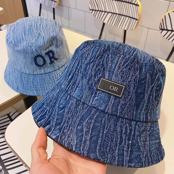 

mens designers bucket hats fashion casquette designers caps hats women bucket hat denim bonnet 202105281xv, Blue;gray