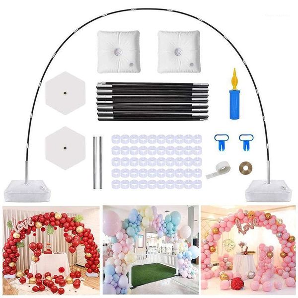 

party decoration balloon arch kit wide adjustable stand with water fillable base for wedding birthday supplies decorations1