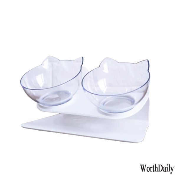 

non-slip double cat bowl dog with raised stand water bowls for feeder pet products & feeders