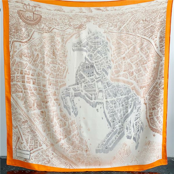 

Cashmere Scarf Women 140 Scarfs for Women Square Horse Print Designer Pashmina Hand Rolled Cashmere Silk Scarf