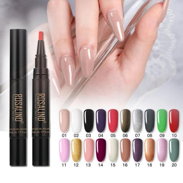 

nail polish rosalind hybrid varnish gel pen for manicure art decoration semi permanent soak off uv base and coating 5ml