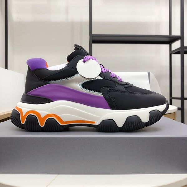

2021 ladies sale crime fashion casual shoes laser tail graffiti luxury elegant round head designer 35-40q, Black