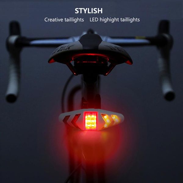 

waterproof wireless remote control mountain bike turn taillights outdoor night riding safely warning led lights