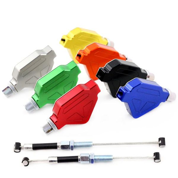

motorcycle brakes accessories cnc aluminum stunt clutch lever easy pull cable system 7 c