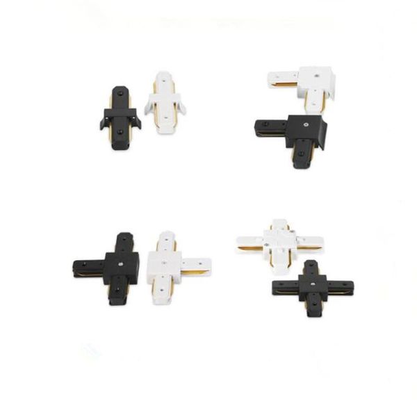 

track lights led light two phase rail fixture straight l connector for system auminum