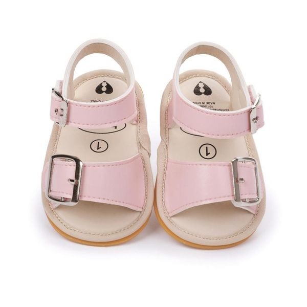 

born baby summer shoes infant girl boy fashion pu soft sole crib shoe anti-slip sandals walking 0-18m, Black;red