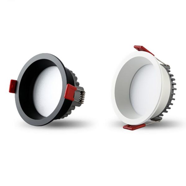 

downlights led anti-glare ceiling light cob embedded downlight bedroom without main ac85-265v5w/7w9w/12w/15w/18w/20w25w