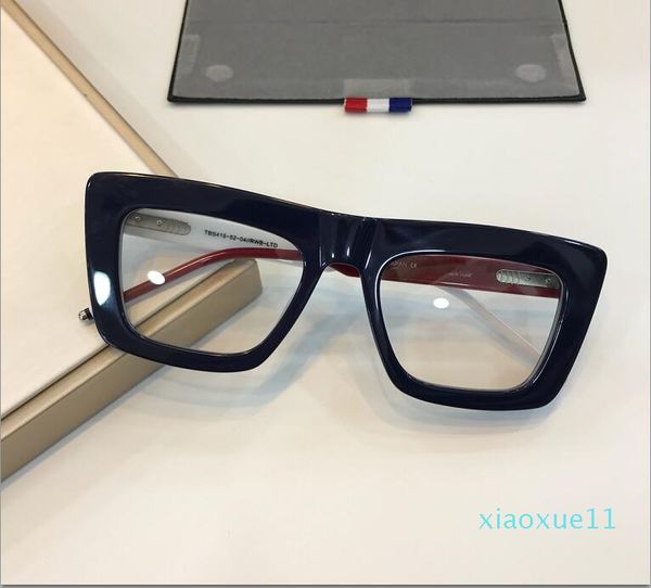 

luxury-tb415 glasses frame clear lense mens and womens glasses myopia eyeglasses retro oculos de grau men and women myopia eyeglasses frames, Silver