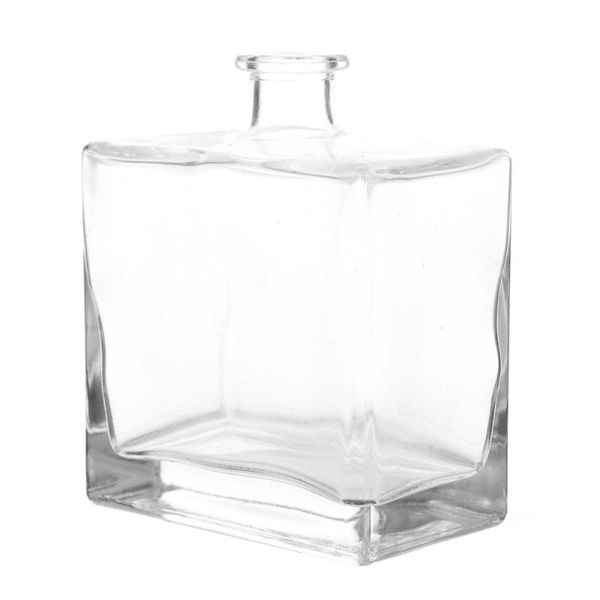 

curtain & drapes square flat glass vase bottle simple refillable flower