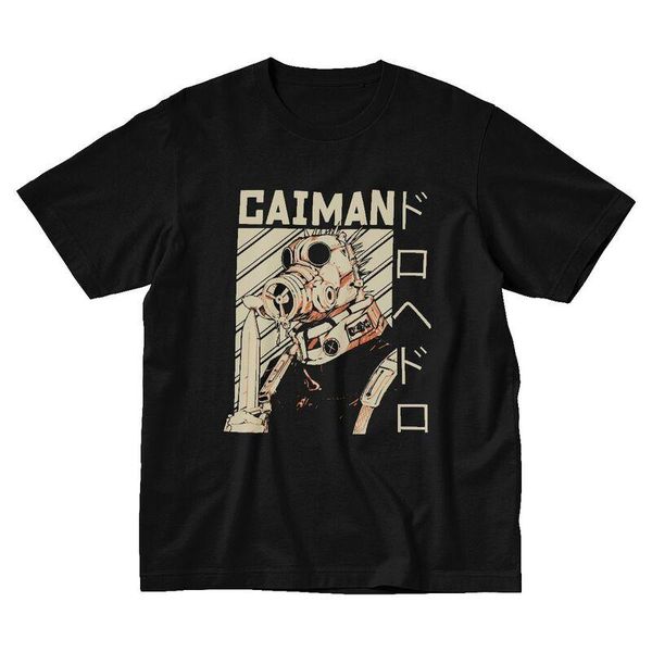 

men's t-shirts caiman dorohedoro t shirt men soft cotton tshirt fashion tee short sleeves anime manga kaiman t-shirt fitted clothing m, White;black