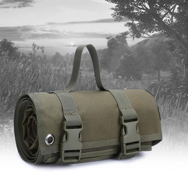 

6.6x2.5 feet outdoor camping mat portable foldable non slip shooting roll up field nylon training for hunting pads