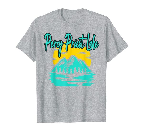 

percy priest lake tennessee summer vacation boating gift t-shirt, White;black