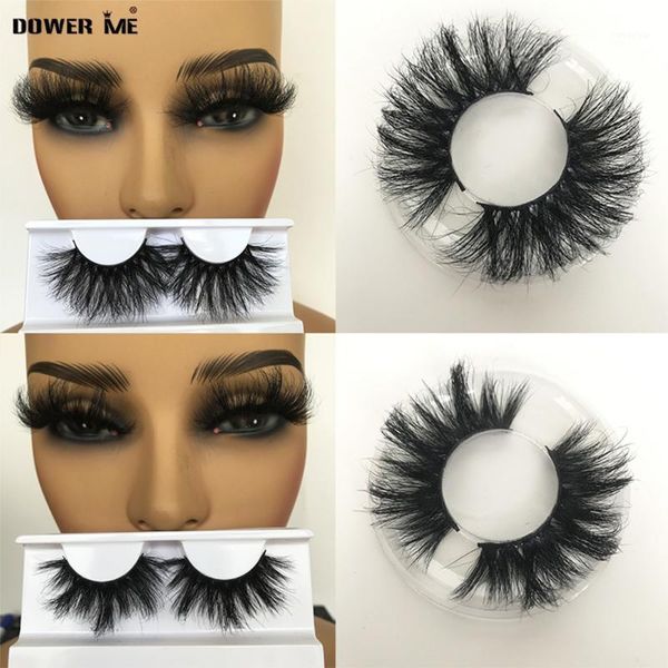 

fluffy mink lashes wholesale false eyelashes long 25mm thick fake in bulk 5d full strip extension vendors1