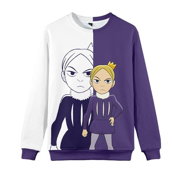 

men's hoodies & sweatshirts 3d anime ranking of kings hoodie men women autumn winter o-neck loose sweatshirt kids sudaderas ousama, Black