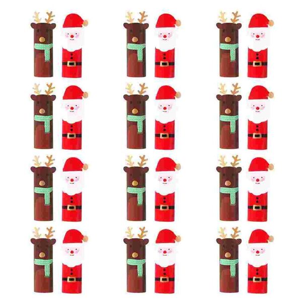 

gift wrap 24pcs delicate wrapping boxes christmas themed package paper containers