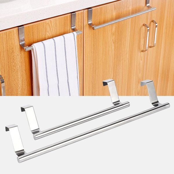 

hooks & rails no trace nail-door rear hook towel rack can be hung bath bar single cabinet bathroom storage