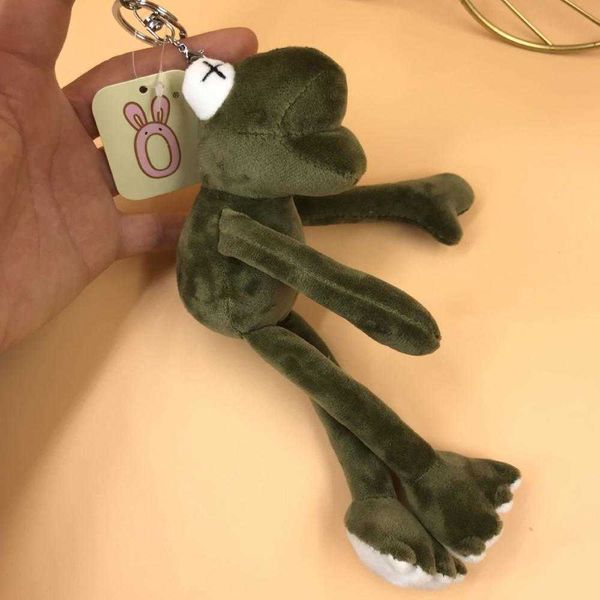 

21cm selling new frog doll keychain pendant bag plush for boy and girl gift