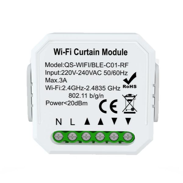 

smart home control tuya life wifi curtain switch module for roller shutter blinds motor google alexa voice diy