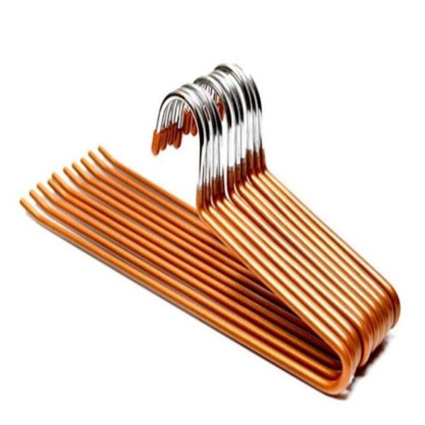 

hangers & racks 10pcs/lot 35cm multi-function leaching anti-skid trousers rack stainless steel trackless scarf towel hanger