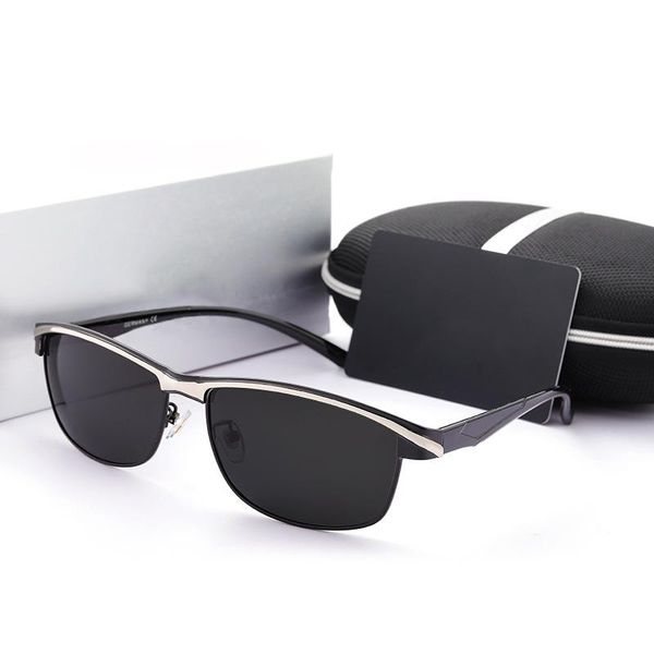 

sunglasses brand men polarized driving coating glasses uv400 male classic retro square eyewear for men/women gafas de sol hombre, White;black